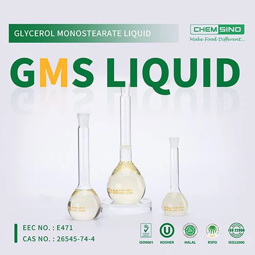 Pastacılık İçin En İyi Gliserol Monostearat GMS Sıvısı CAS No. 26545-74-4