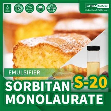 Sorbitan Esterleri Sorbitan Monolaurat (S-20) CAS NO.1338-29-2 ile Emülsifikasyon Kolaylaştırıldı.